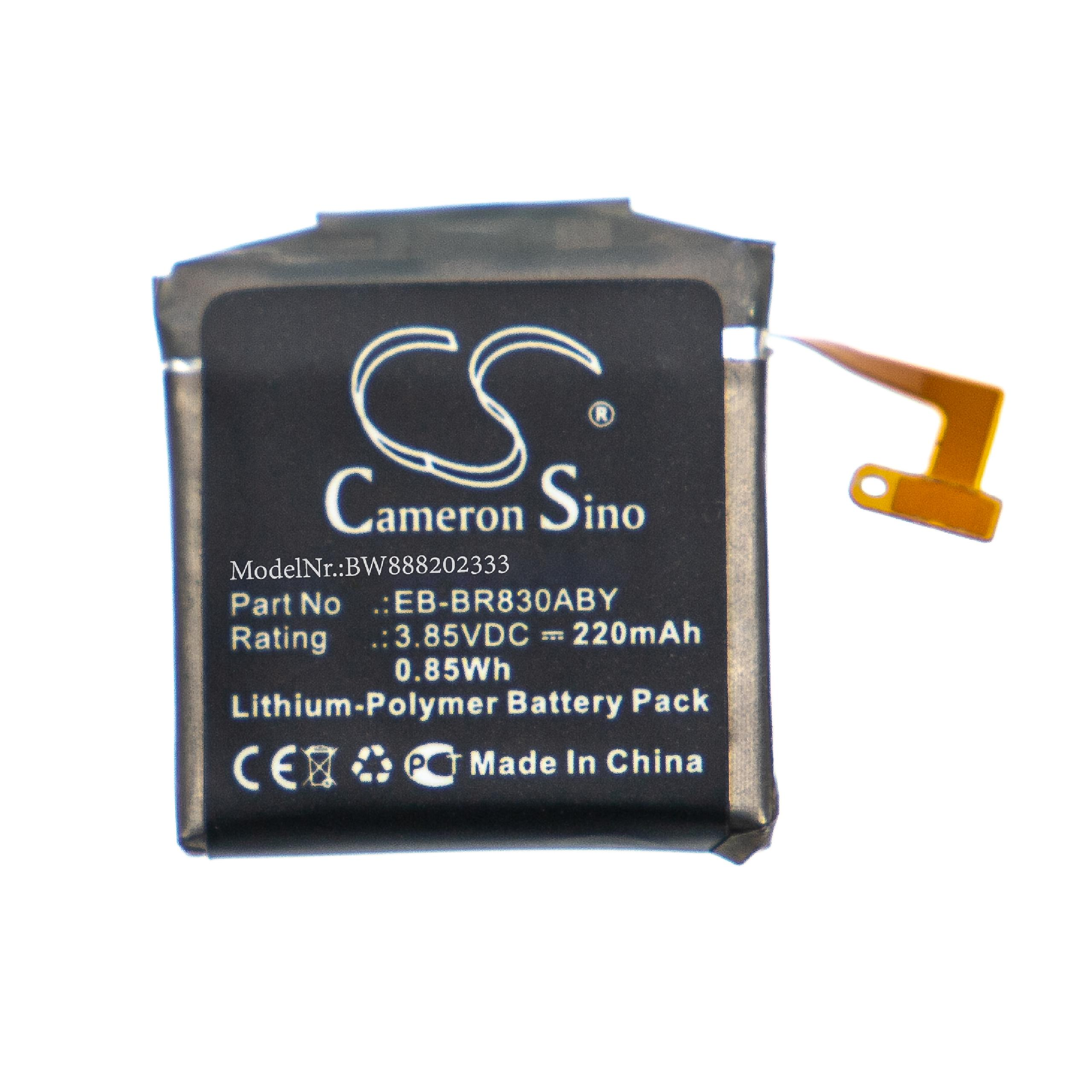 Akku 3.85 - mit 220 VHBW kompatibel SM-R830, Samsung Li-Polymer Volt, SM-R835 Smartwatch,