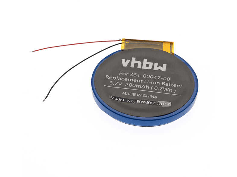VHBW kompatibel mit Garmin Approach S1, S4, S3 Li-Ion Akku - Smartwatch, 3.7 Volt, 200