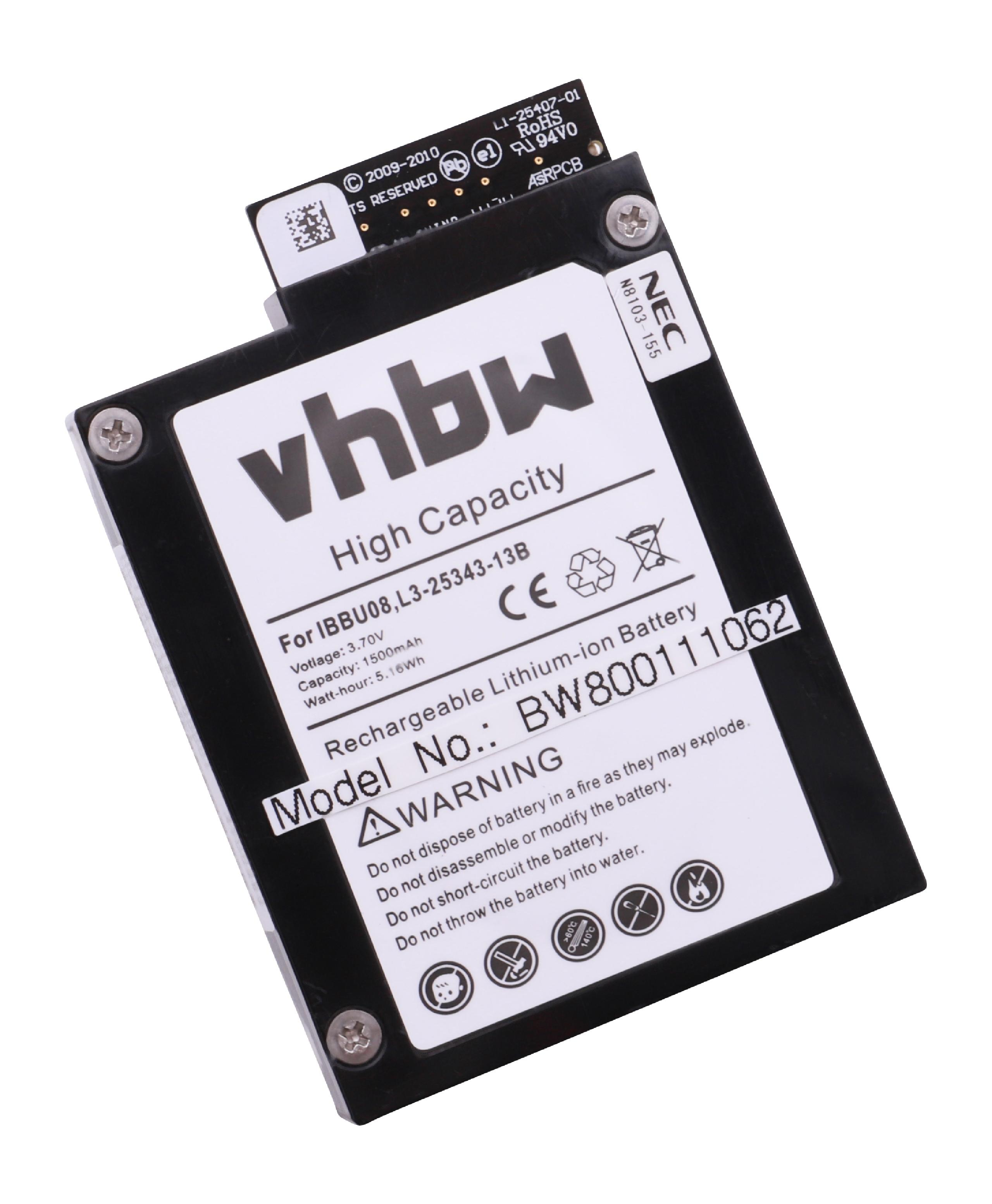 VHBW Ersatz für IBM 8304202, 3.7 für 81Y4579 Akku Raid-Controller, Volt, 1500 - Li-Ion