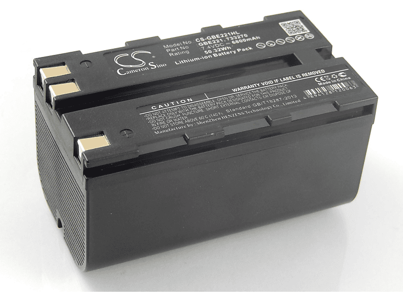VHBW kompatibel mit Leica DNA03, GNSS receiver, DNA10, ATX1200, CS10, CS15, ATX900, ATX1230 Li-Ion Akku - Messgerät, 7.4 Volt, 6800