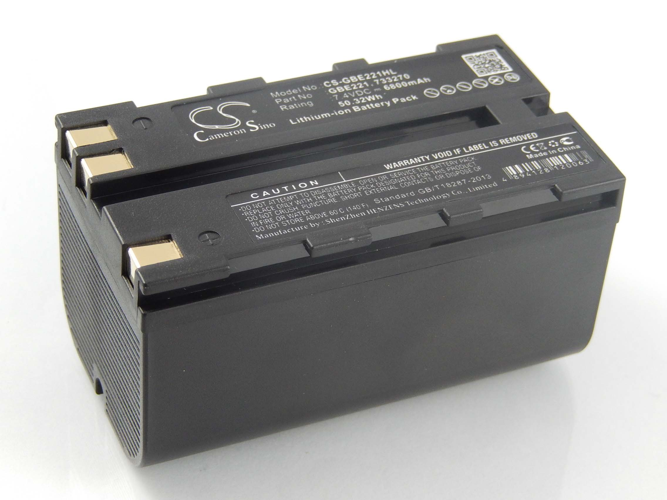 VHBW kompatibel mit 7.4 - Li-Ion TS02 TS06, Messgerät, Leica Volt, Akku TS09, 6800 Flexline