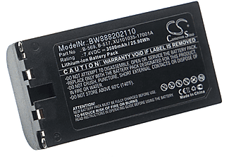 VHBW kompatibel mit Graphtec GL200, GL200A, GL220, GL220E, GL240, GL450, GL500A, GL800, GL800E, GL820 Li-Ion Akku, 7.4 Volt, 3500 mAh