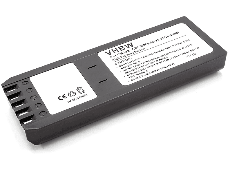 VHBW kompatibel mit Fluke 700 Calibrator, DSP-100, DSP-2000, DSP-4000, 740 Calibrator, 744 Calibrator NiMH Akku - Messgerät, 7.2 Volt, 3500