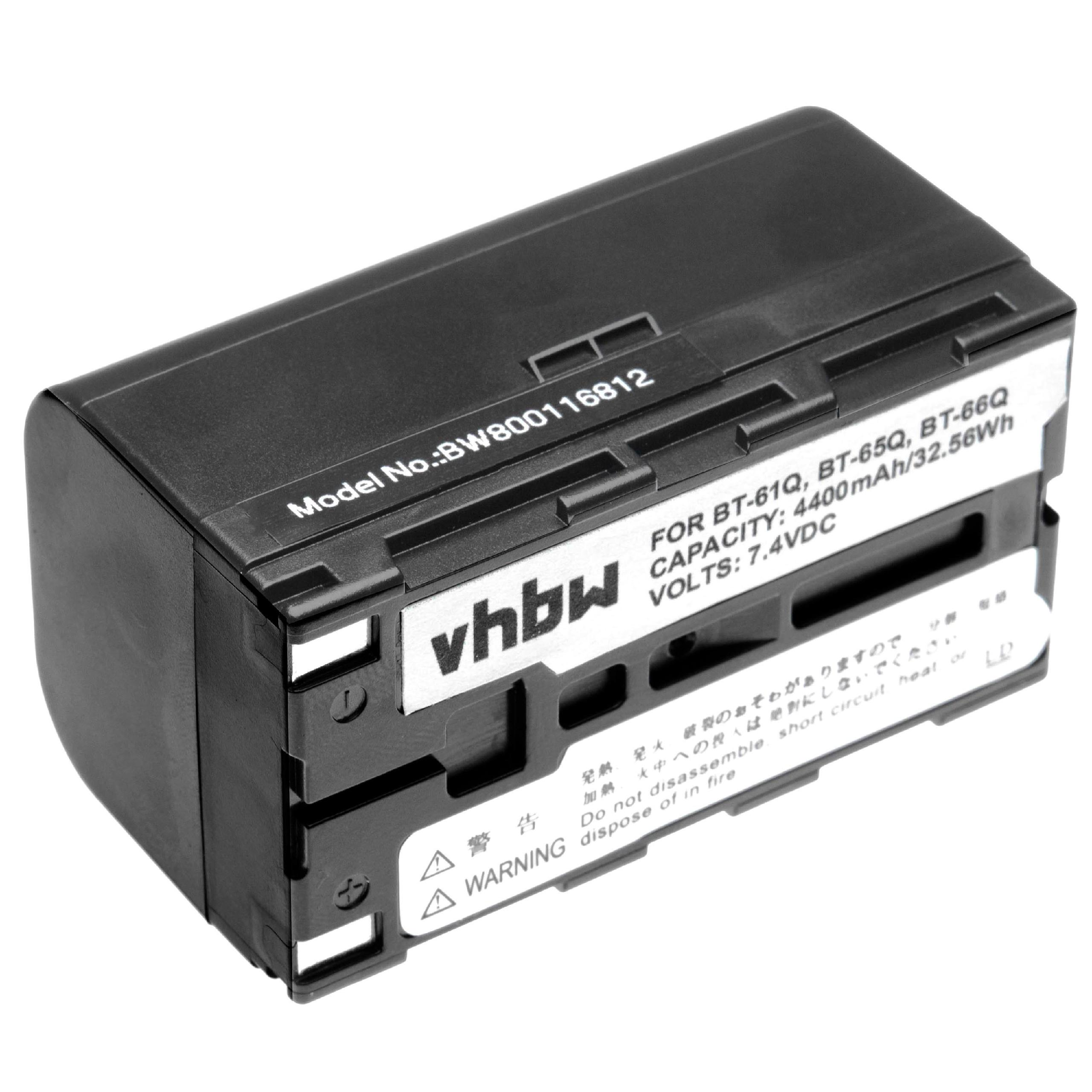 VHBW kompatibel mit Topcon Messgerät, GTS-900 GTS-751, Li-Ion Akku QS GTS-752, Stations, 4400 - IS Stations, 7.4 Volt