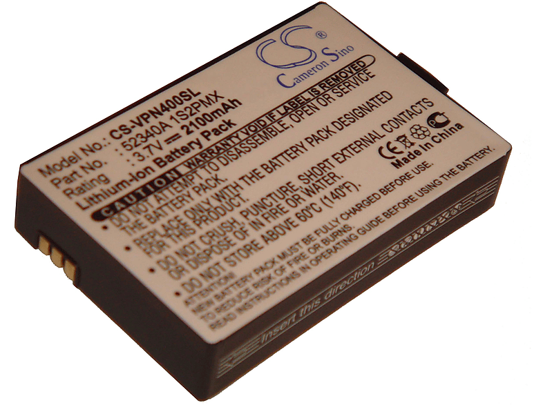 VHBW kompatibel mit Li-Ion BAT-4060, Navi, VDO Akku 3.7 Volt, PN4000 Dayton PM4000-TSN, 2100 