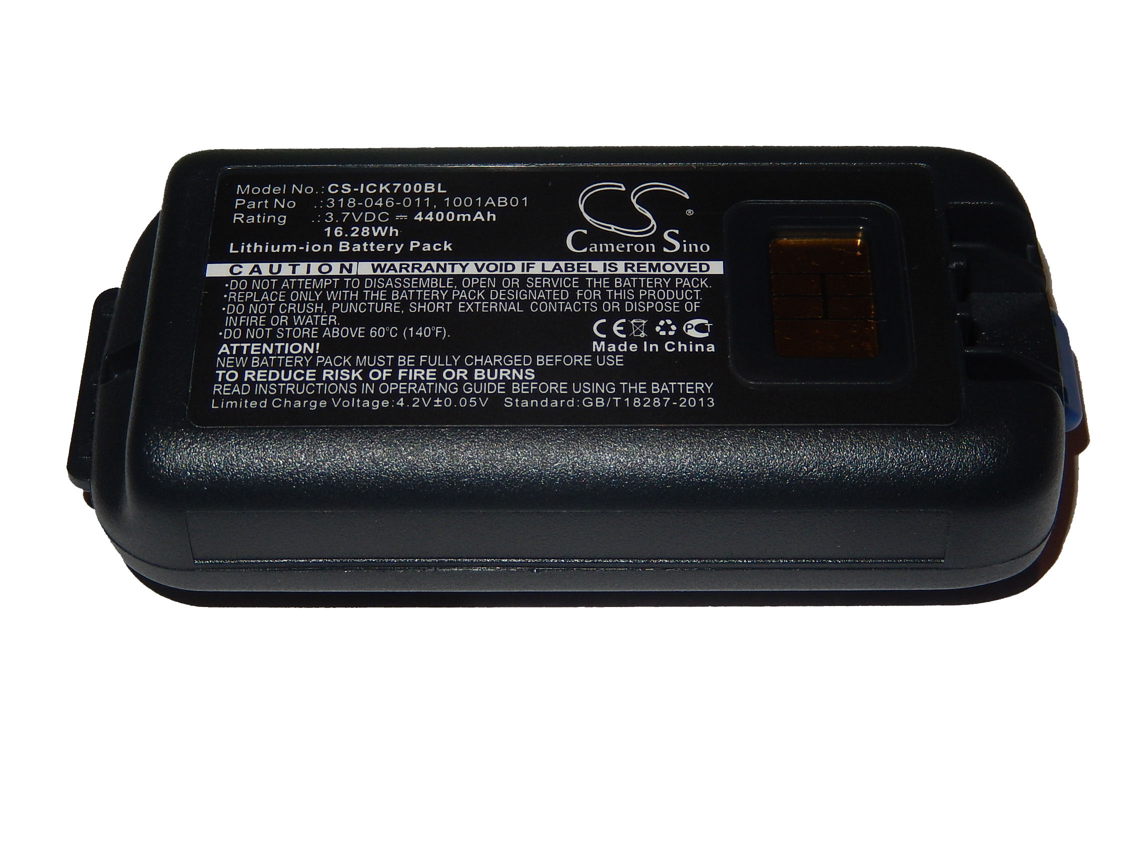 VHBW kompatibel mit Intermec Volt, Li-Ion 4400 - CK70, 3.7 CK71 Akku CK71A, CK70A, Mobilcomputer