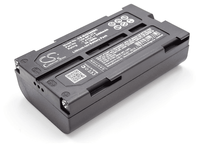 VHBW Akku kompatibel mit DA020F 7.4 Li-Ion 3400 - Volt, Messgerät, Pentax Akku