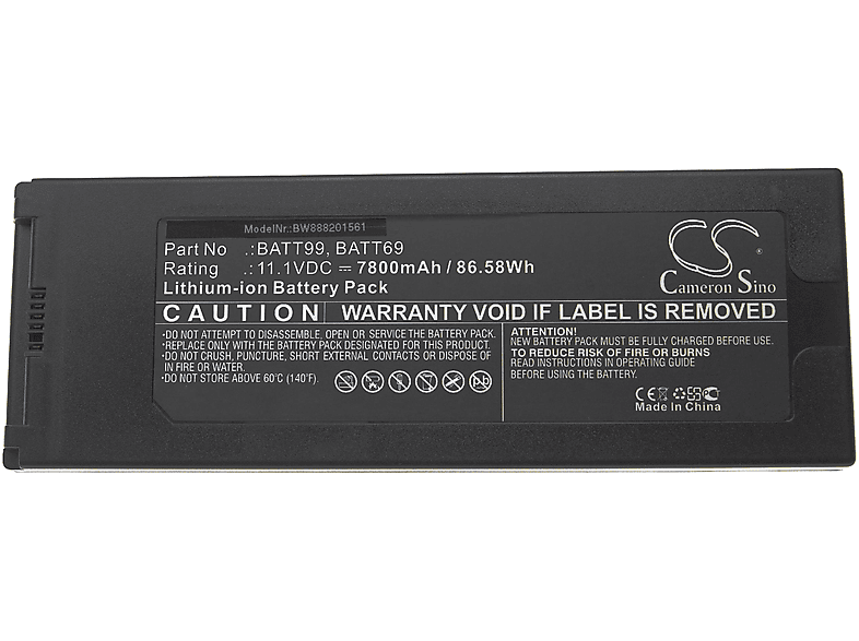 VHBW kompatibel mit Welch Allyn CP150 Li-Ion Akku - Medizintechnik, 11.1 Volt, 7800