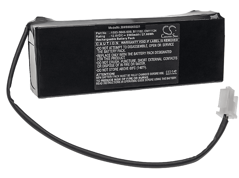VHBW kompatibel mit Datex Ohmeda 7900 Akku Sys. Ventilator, 12 Anesthesia - 7900 Aespire AGM Medizintechnik, Volt, 2300