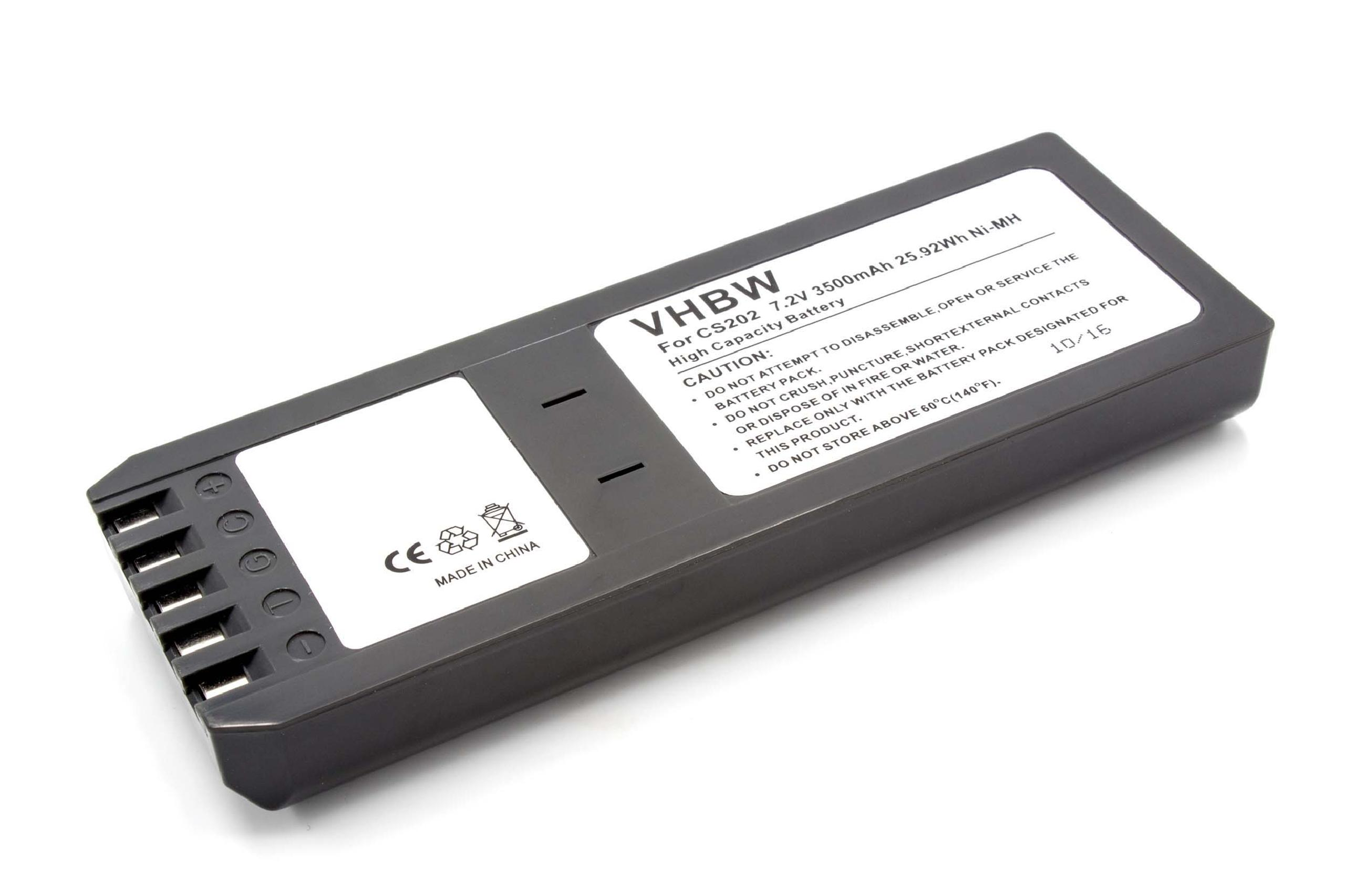 VHBW kompatibel mit Fluke 7000DP DSP-4100, NiMH DSP-4000PL, 7.2 6000D, Messgerät, Volt, DSP-4300, Impulse Akku - Impulse 3500