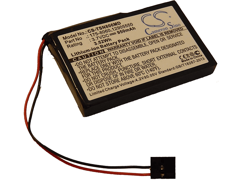 Medizintechnik, VHBW mit 950 Thermo kompatibel - Scientific Akku Novus Li-Ion Volt, 3.7