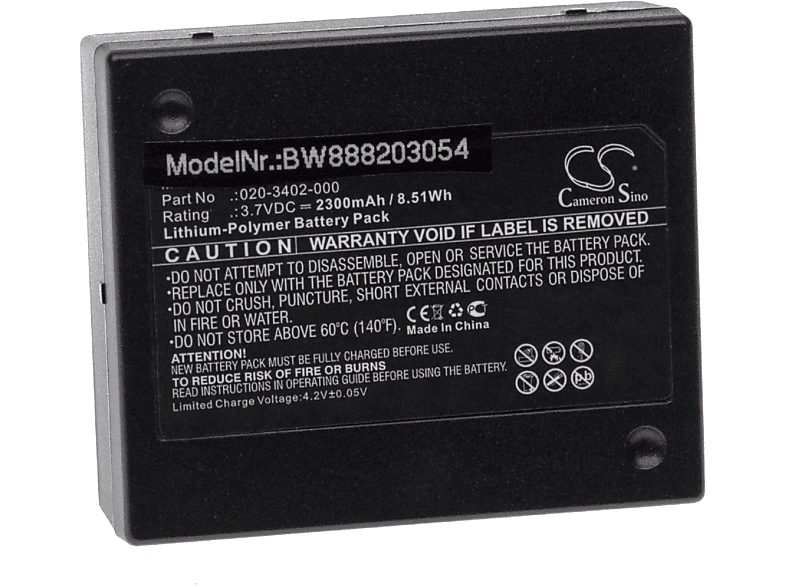 RAE VHBW Systems Volt, 3.7 Akku für Ersatz 20-3402-000 - für Li-Polymer Messgerät, 2300