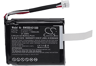 VHBW kompatibel mit Senter ST103, ST327 Li-Ion Akku, 3.8 Volt, 7200 mAh
