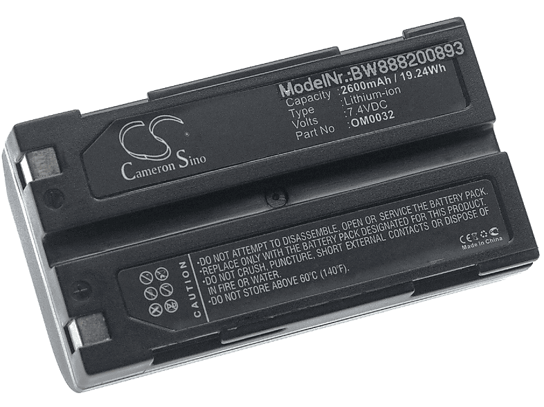 BCI 7.4 2600 - Li-Ion Volt, Akku Medizintechnik, II kompatibel Capnograph Capnocheck VHBW mit