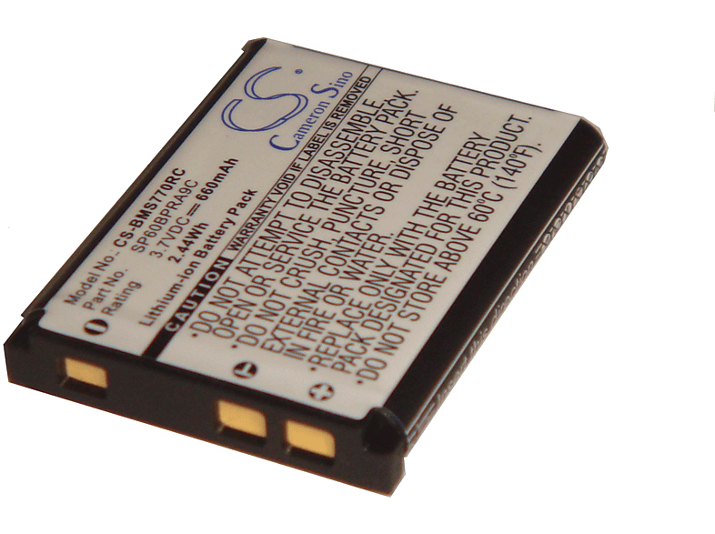 VHBW kompatibel mit Panasonic KX-UDT121, 3.6 Volt, 500 Akku Maus, - KX-UDT131 Li-Ion