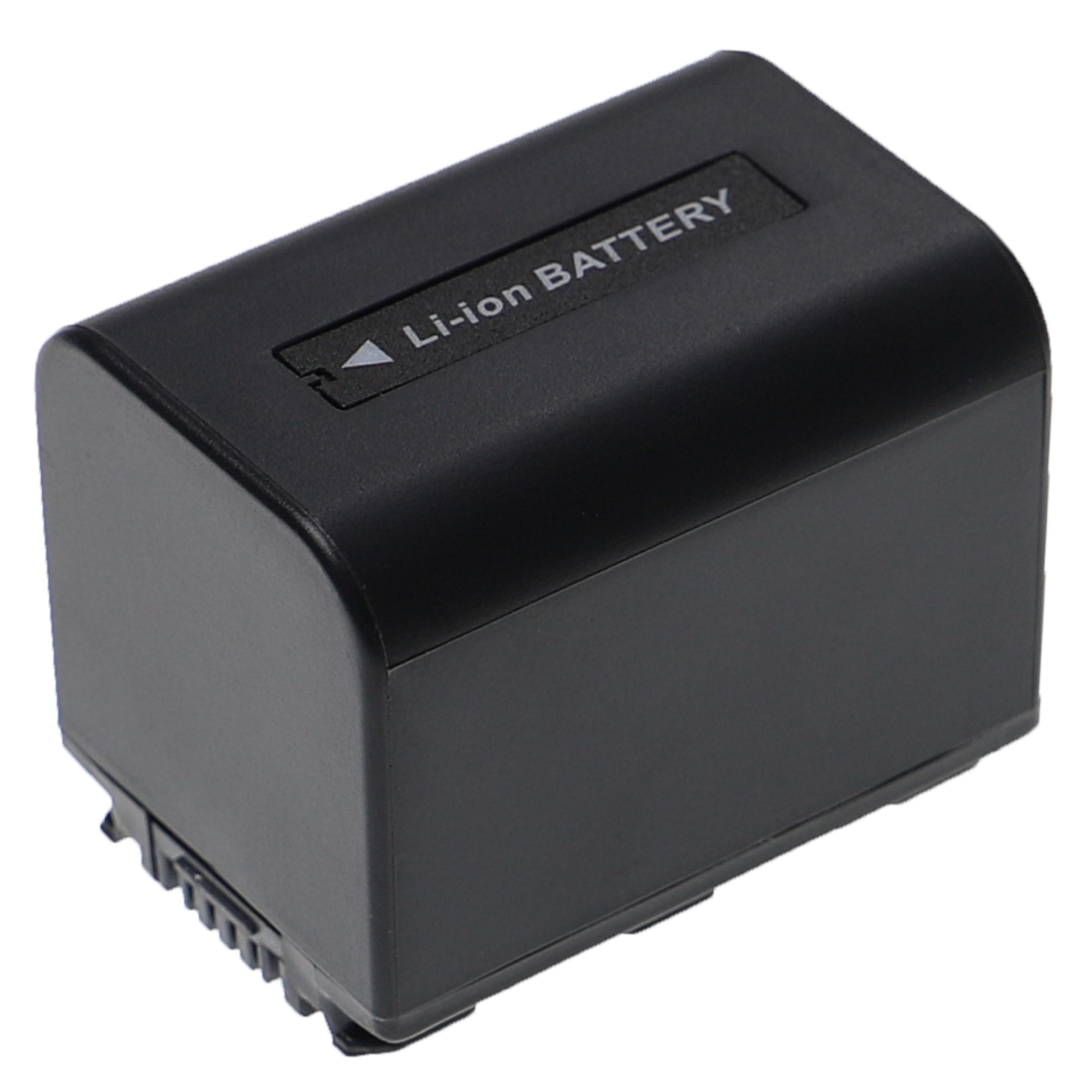 Schwarze Li-Ionen-Batterie. Weißer Hintergrund.