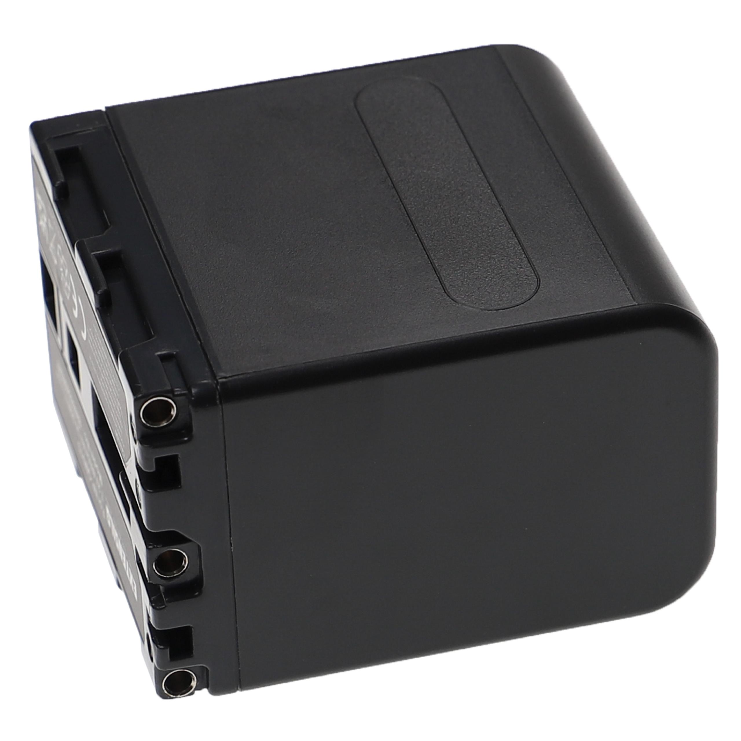 Schwarze rechteckige Batterie. Weißer Hintergrund.