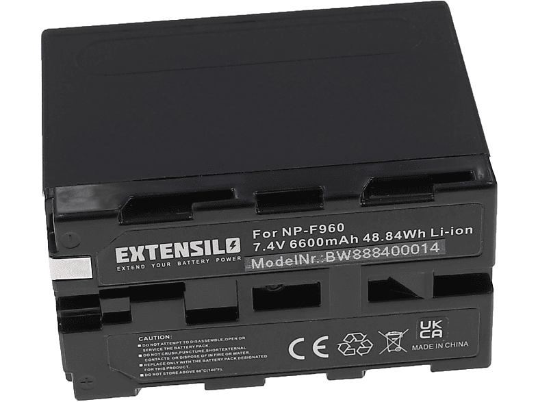 EXTENSILO kompatibel mit Sony Hi8 CCDSC5, Hi8 CCDSC55, Hi8 CCDSC65