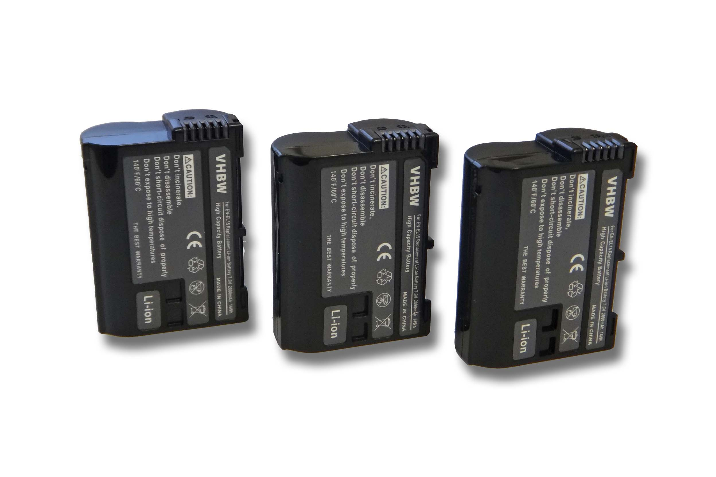 VHBW kompatibel D7500, Li-Ion D850, D7200, D8000, D750, D780, 2000 - D810, 7 D7000, Akku D500, Kamera, mit D800, D810a Nikon Volt, D800E