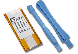 VHBW Ersatz für Apple 616-0405, 616-0407, P11G73-01-S01 für Li-Polymer Akku, 3.7 Volt, 400 mAh