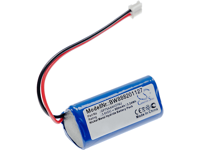 Vhbw Battery Replacement For Panasonic HHR-15F2G1, HHR-P506, HHR-P506A