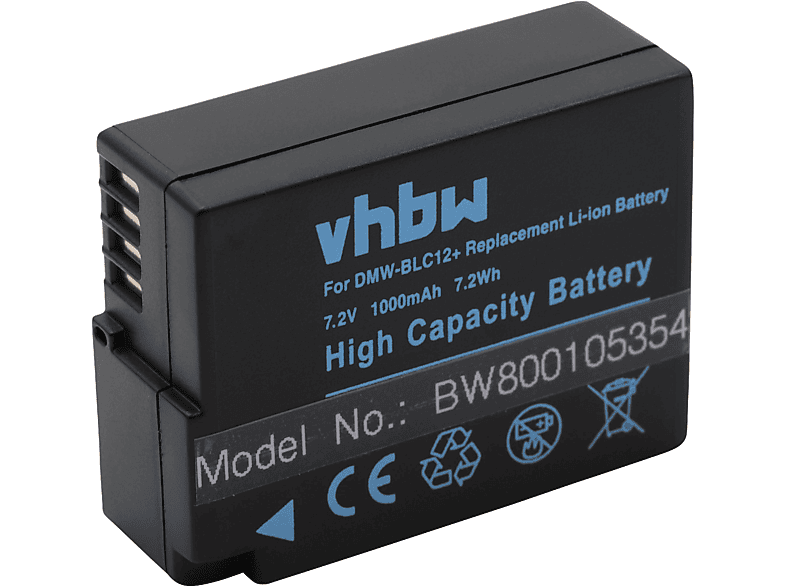 VHBW Ersatz für Sigma BP-51 für Li-Ion Akku - Kamera, 7.2 Volt, 1000