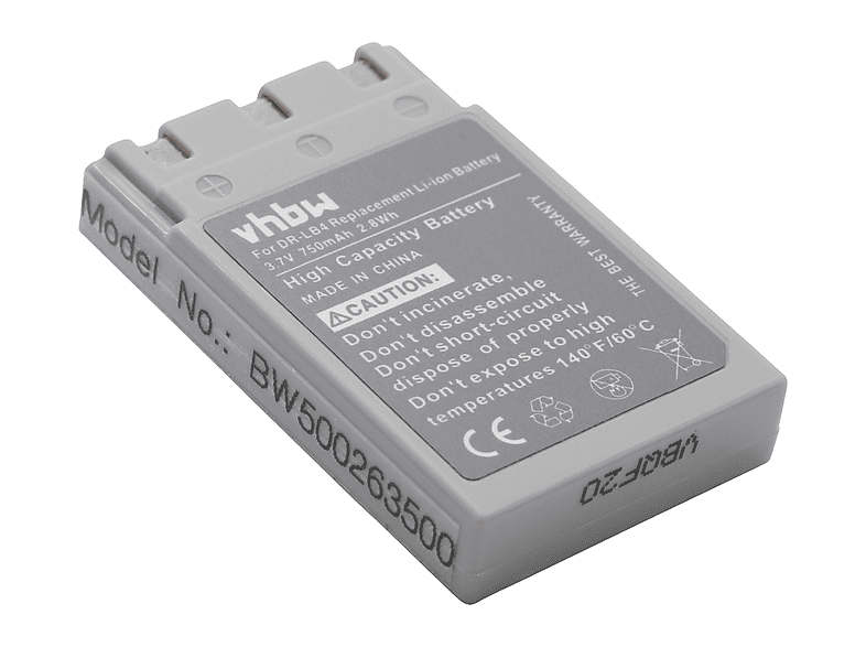 Vhbw Akku Für Minolta A200 – Kompatibel, 7,2V, 800mAh, Li-Ion, Ersetzt NP-800