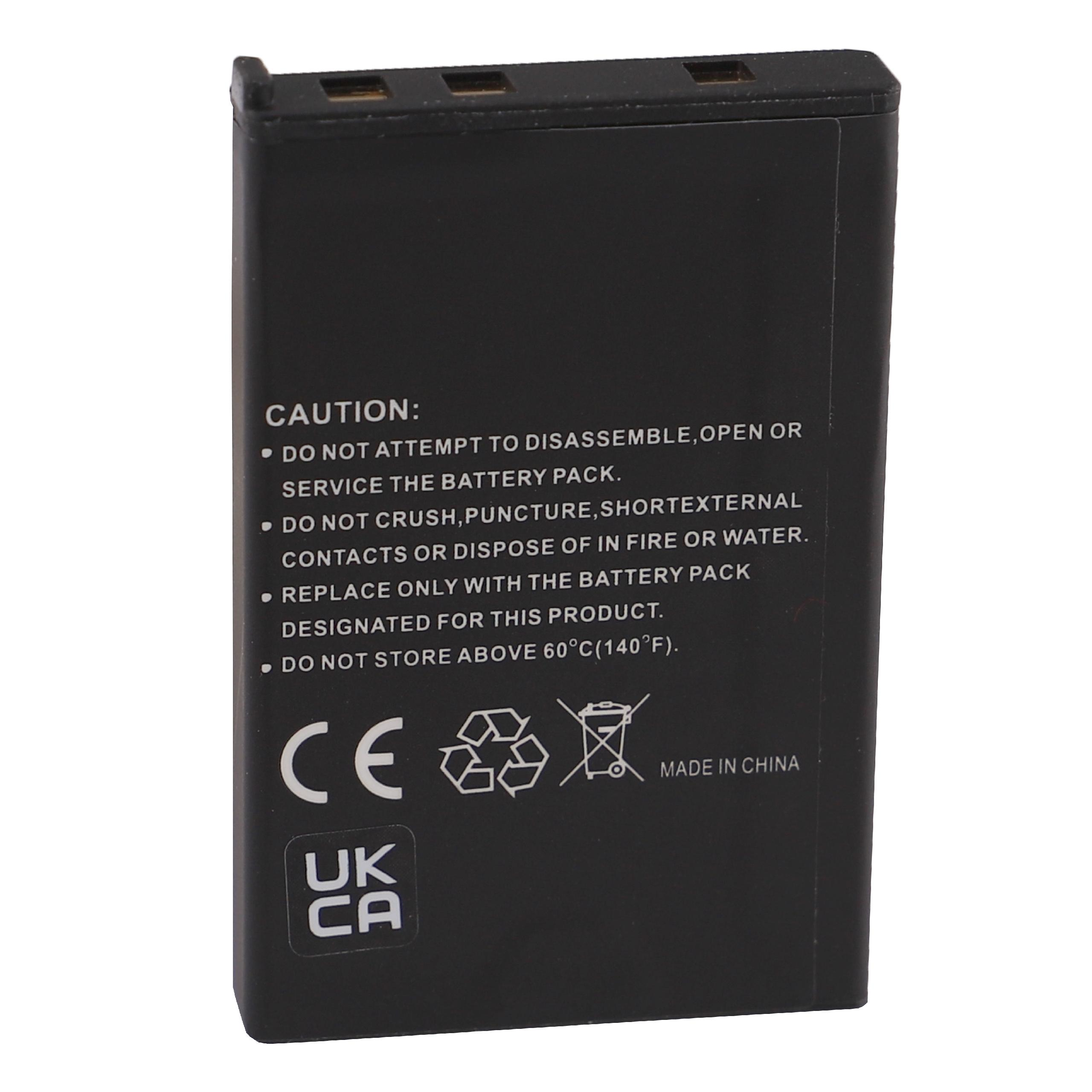 EXTENSILO kompatibel mit Klicktel Volt, - 3.7 Akku K5, Li-Ion Kamera, K410, 1300 K400 Navigator