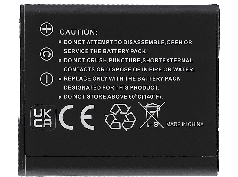 EXTENSILO kompatibel mit Sony DSC-T99, DSC-T110, DSC-J10, Cybershot DSC-TF1 630 Kamera, DSC-QX100, - DSC-TX10, DSC-QX10, 3.7 Li-Ion Akku Volt