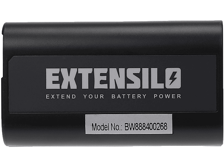 EXTENSILO kompatibel mit Panasonic Lumix DC-S1, DC-S1H, S1R, DC-S1R, S1 Li-Ion Akku - Kamera, 7.4 Volt, 3500