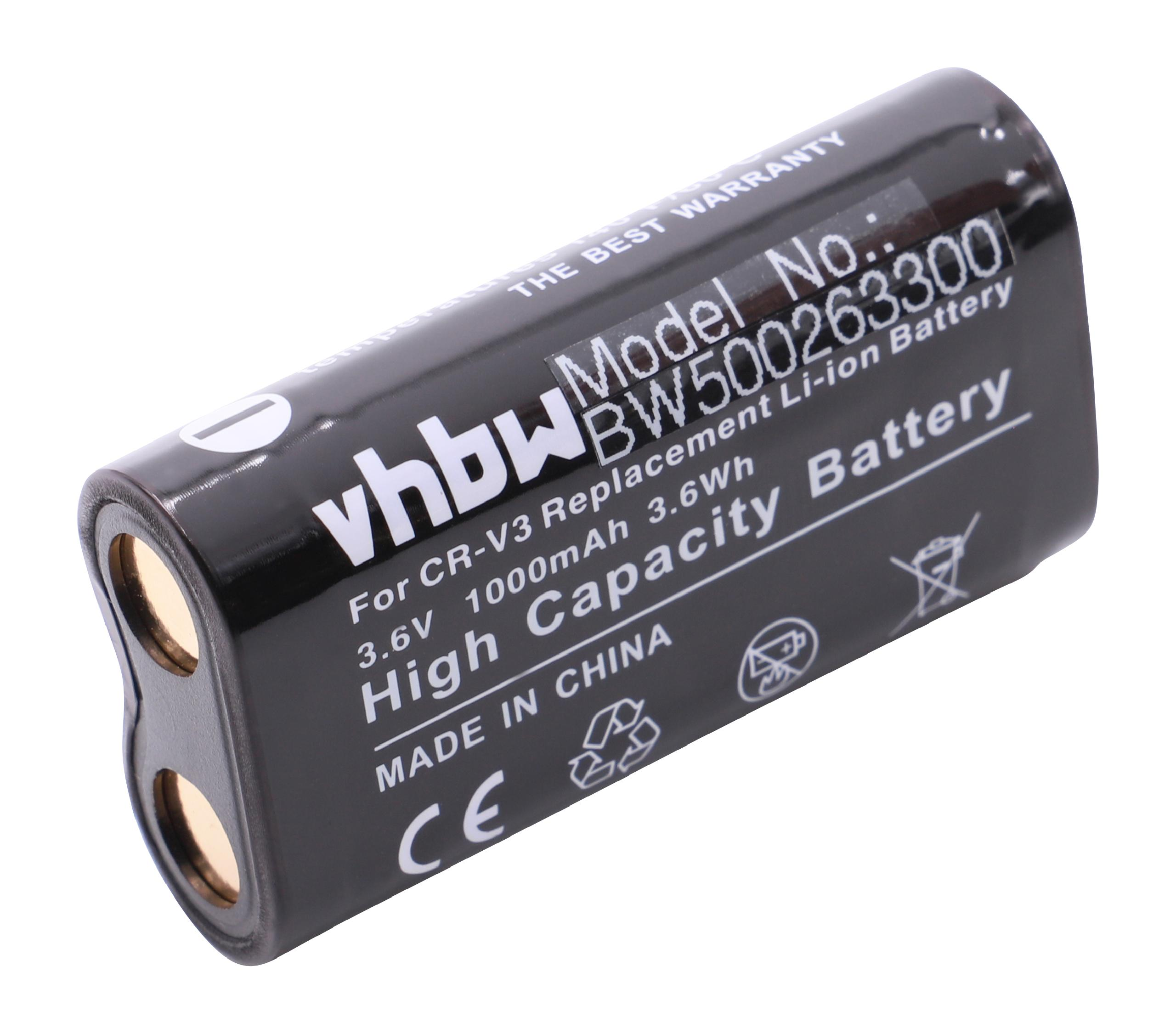 VHBW kompatibel Akku mit - Li-Ion 750z, Epson 900z, 800 3000z, 850z, 2100z, 3.6 3100z, Volt, 700, 1000 Kamera
