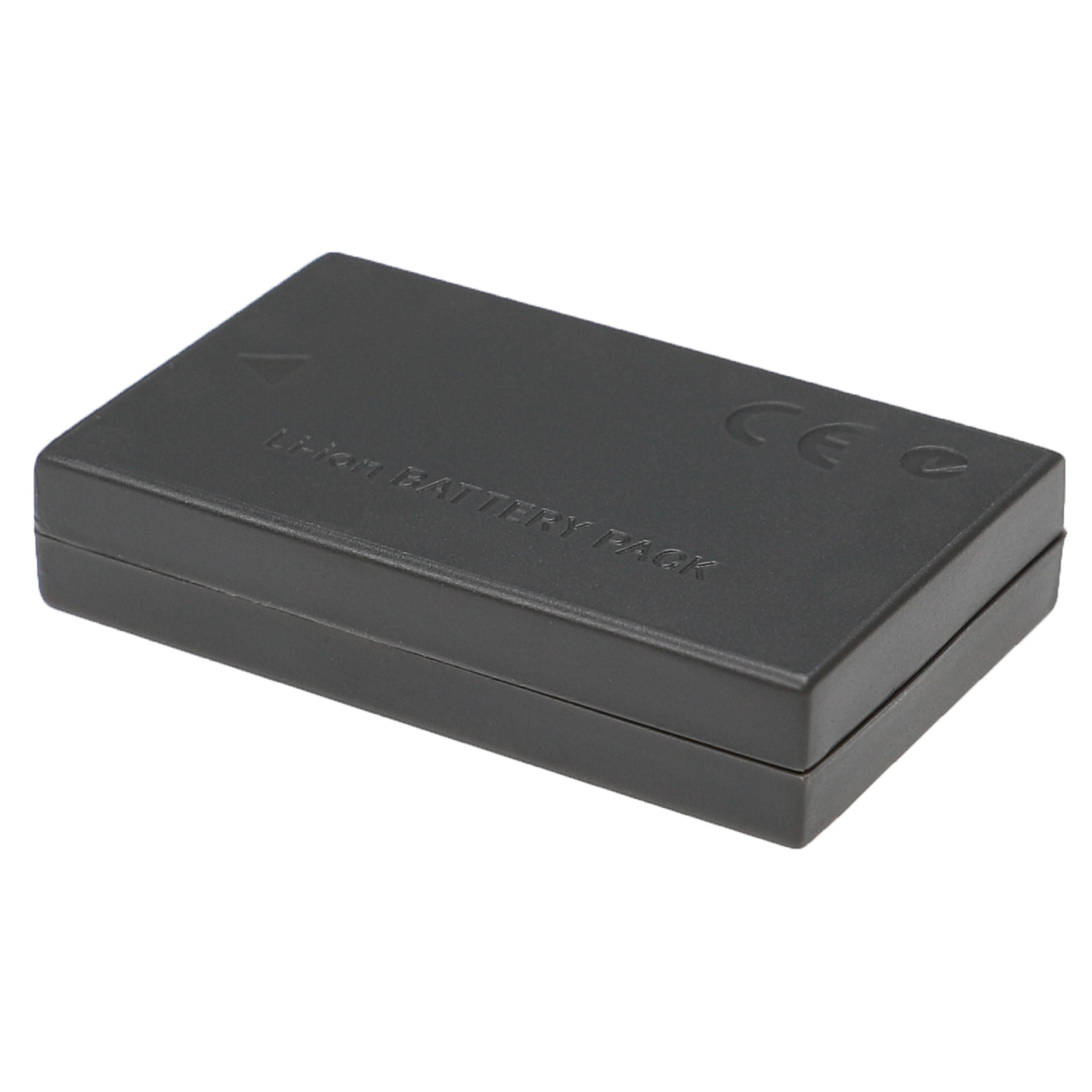 Dunkelgrauer rechteckiger Li-Ionen-Akku mit der Aufschrift "Li-ion BATTERY PACK".