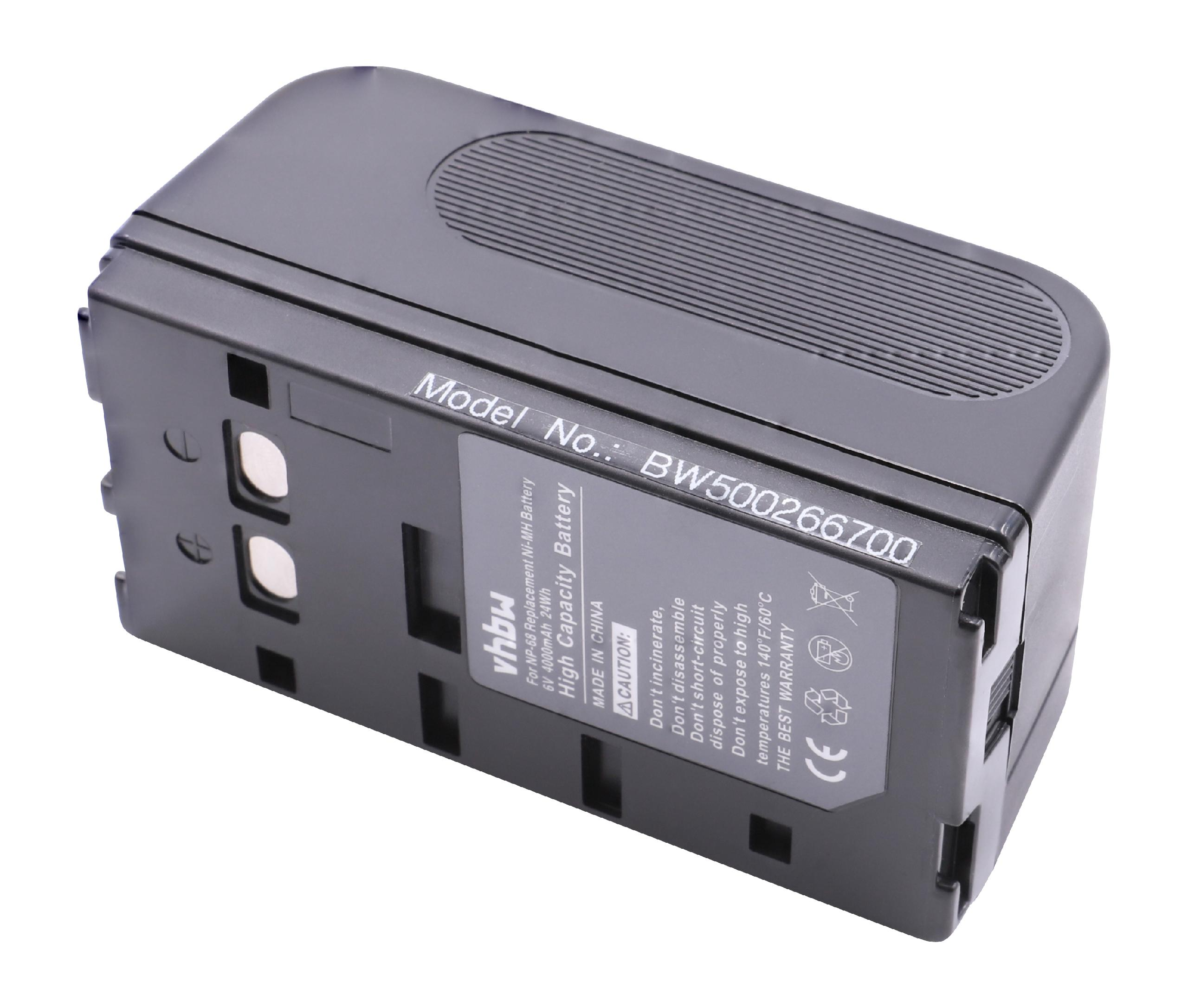 VHBW kompatibel mit METZ 9716, 9724, 6 VR9628 NiMH Kamera, 9744, 4000 Volt, 9740, BT70, - 9746, 9755, 9737, Akku