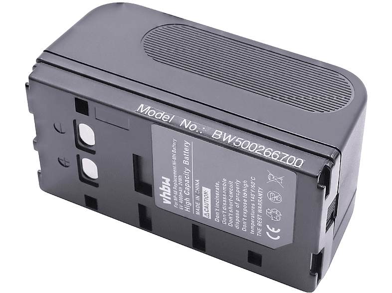 VHBW kompatibel mit METZ 9716, 9724, 9737, 9740, 9744, 9746, 9755, BT70, VR9628 NiMH Akku - Kamera, 6 Volt, 4000