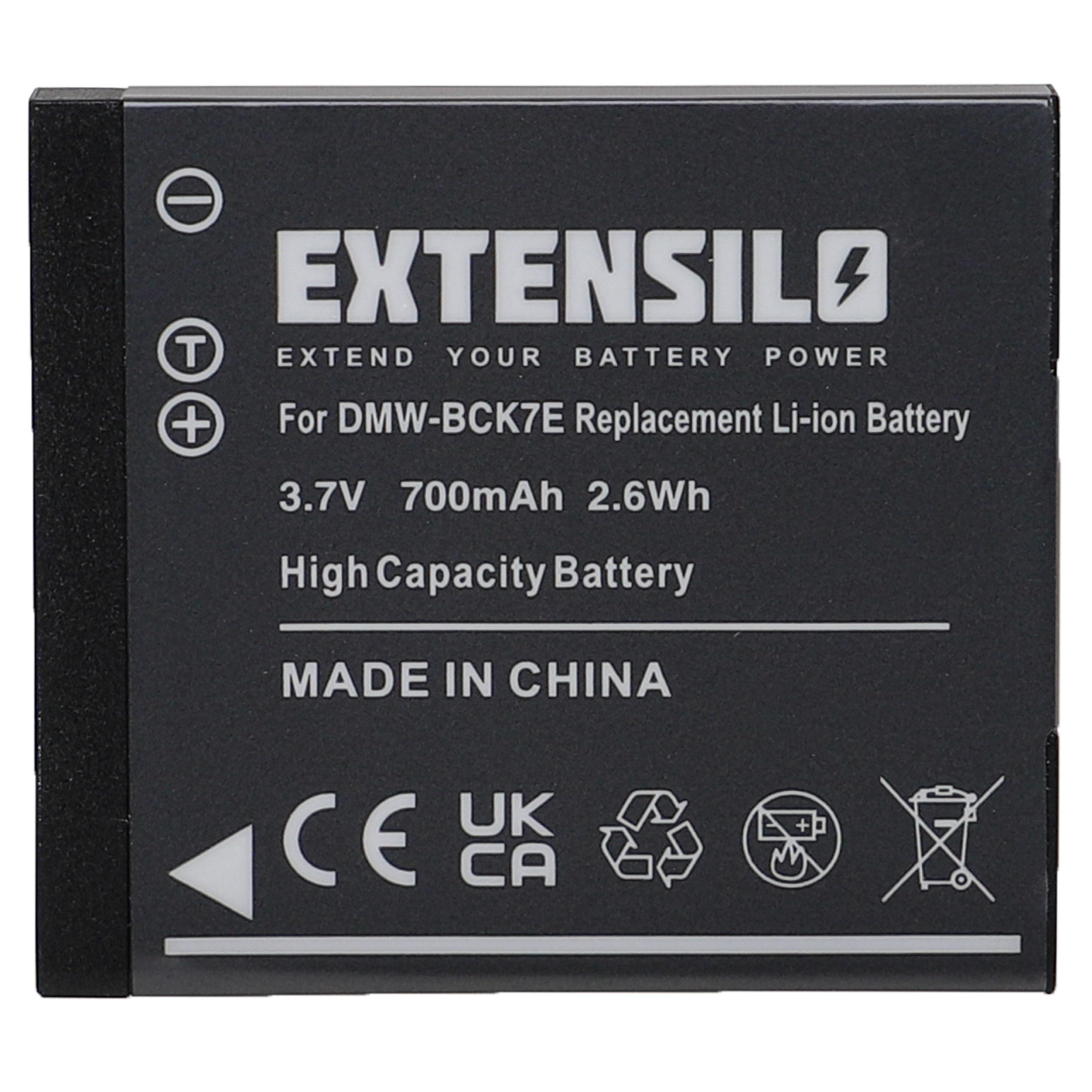 Ein schwarzer Akku mit weißem Text. Er lautet "High Capacity Battery". Enthält Symbole und ein Warnetikett.