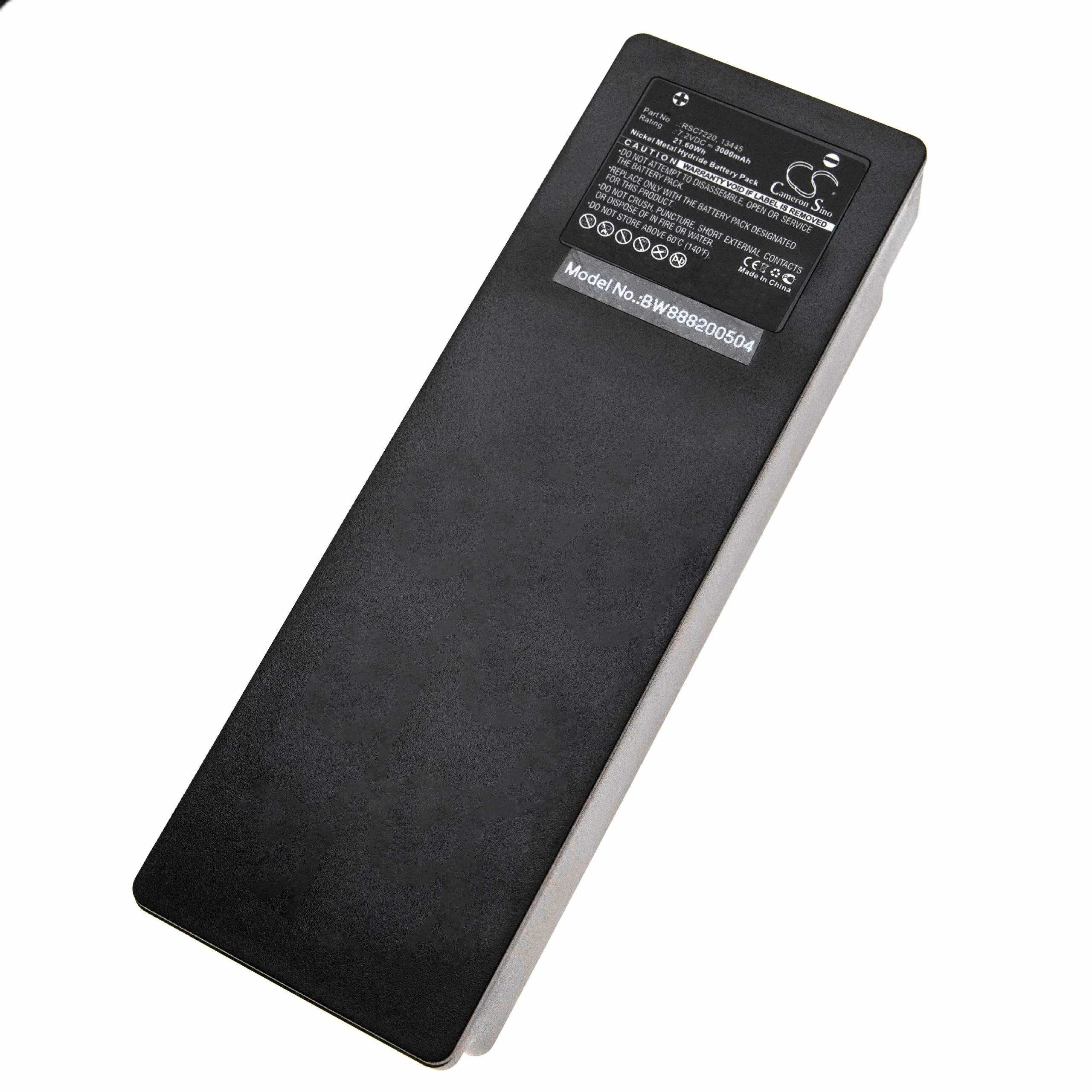 vhbw 5x batteria compatibile con Palfinger EEA2512, 960, 790, 590, RC400 Radiocomando Industriale, Telecomando (2000mAh, 7,2V, NiMH) - Nero