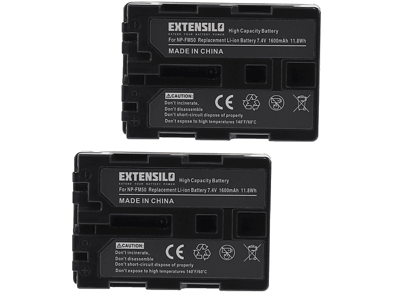 Batteria CS-QM51 1300mAh Compatibile Con Sony CCD-TR E Cyber-shot | Li-ion 7.4V - 3