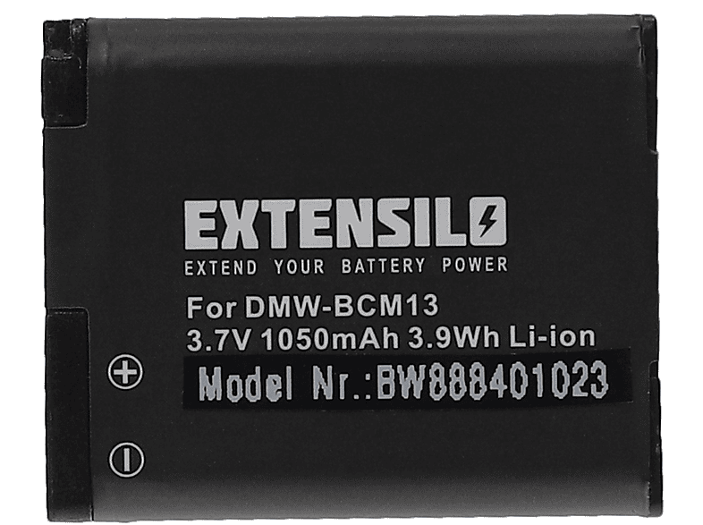 EXTENSILO 30128 Li-Ion Kamera-Akku, Li-Ion, 1050 mAh | MediaMarkt