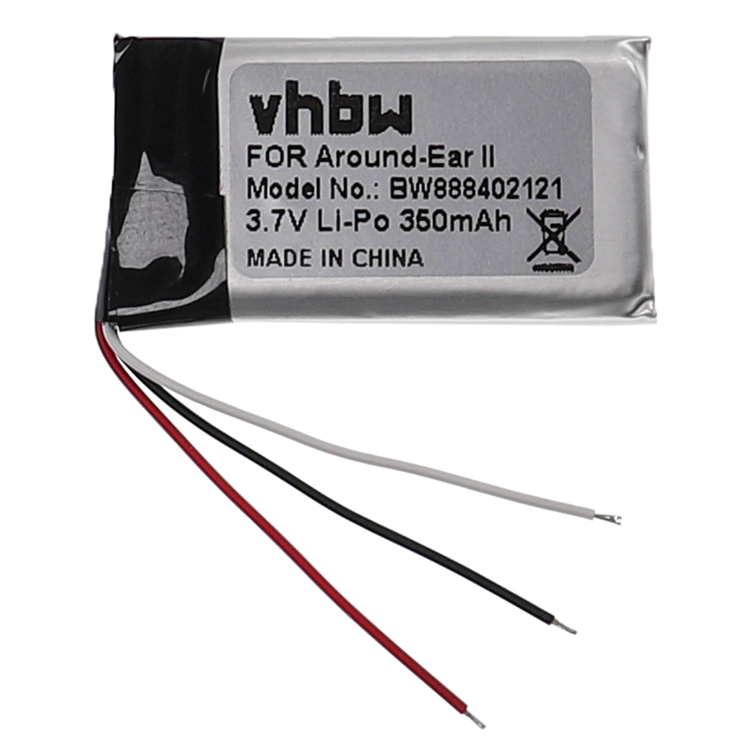 für 3.7 Headset, AHB571935PCT-01 Volt, Akku Ersatz Bose Li-Polymer - 350 für VHBW