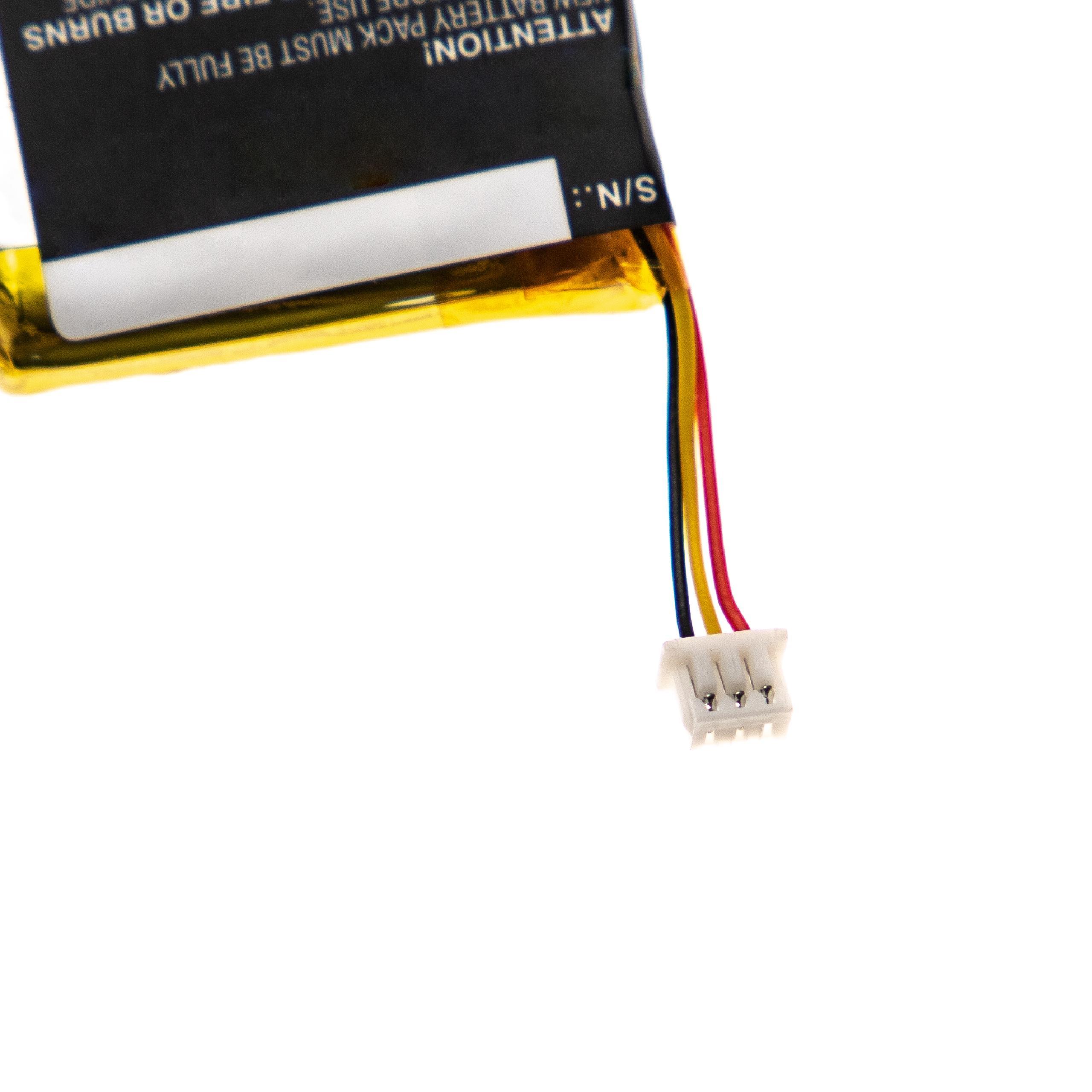 VHBW kompatibel mit Plantronics Savi W8220, Li-Polymer 8220 - Headset, Volt, Akku 650 3.7