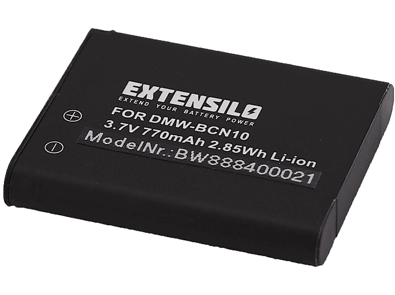 EXTENSILO Ersatz für Leica BP-DC14, BP-DC14E für Li-Ion Akku - Kamera, 3.7 Volt, 770