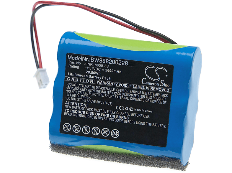Super kompatibel 11.1 2600 Rugged Volt, Lautsprecher, Altec VHBW - Akku Lansing LifeJacket mit Li-Ion Jolt