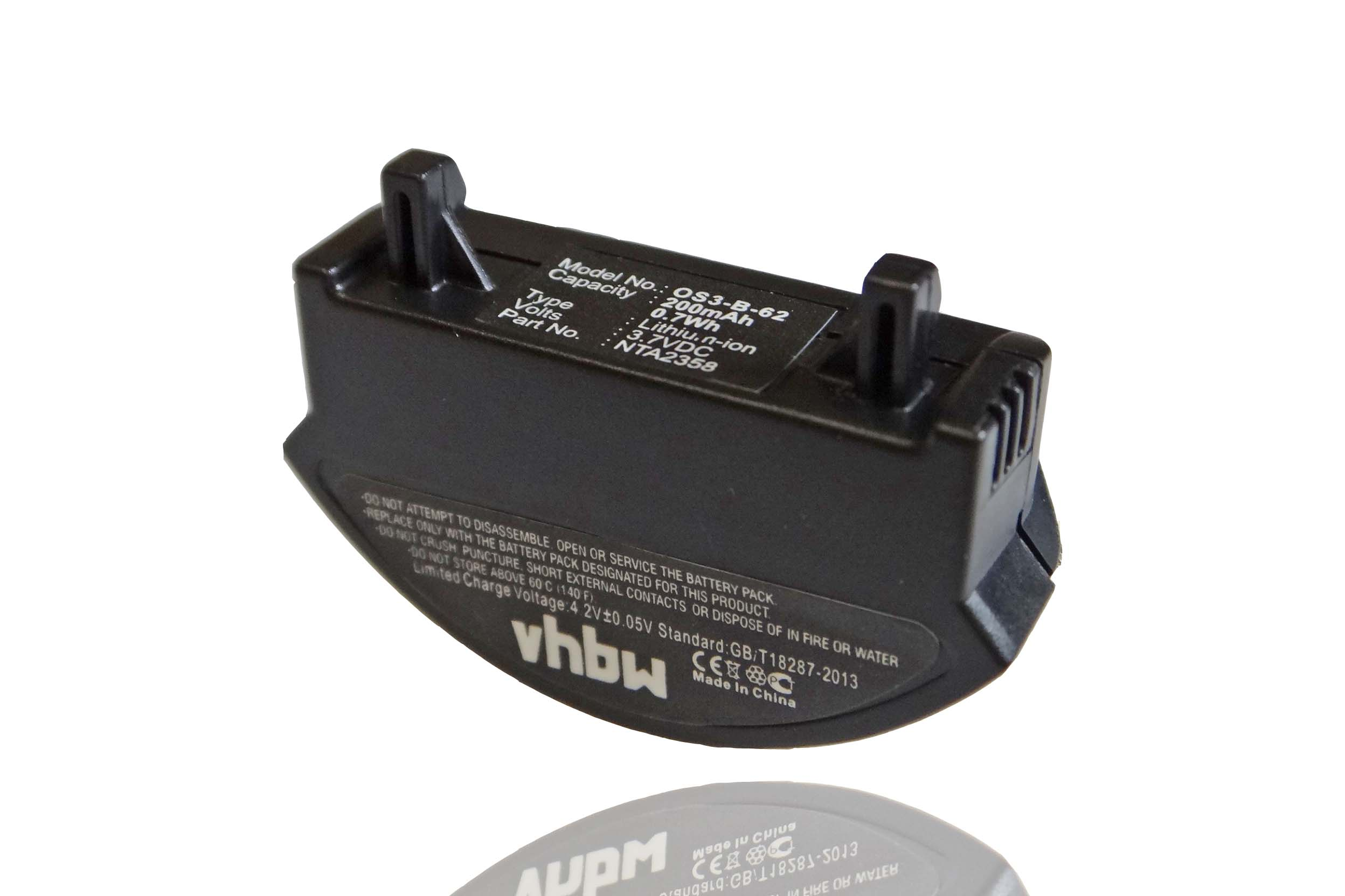 VHBW Ersatz für Bose 40229, 3.7 - Volt, 200 Headset, Li-Ion NTA2358 für Akku