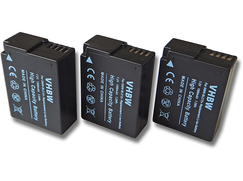 Vhbw Akku Für Panasonic Lumix DMC-FZ72 – 800 MAh, 7,2 V, Mit Infochip, Ersatz Für BP-DC9