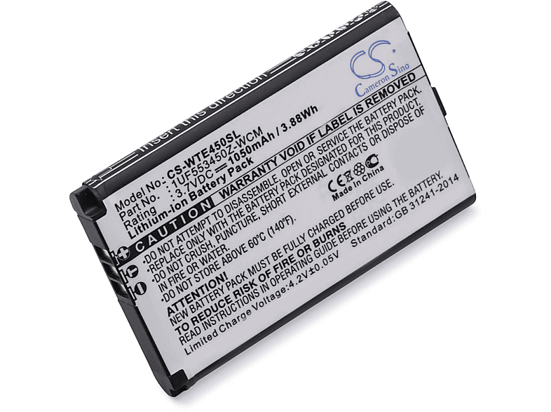 VHBW kompatibel mit Wacom Intuos5 - CTH-670S CTL-470, Akku 3.7 CTH-670, Touch, 1050 Volt, Li-Ion CTH-470, CTH-470S, CTH-670S-DE, Tablet