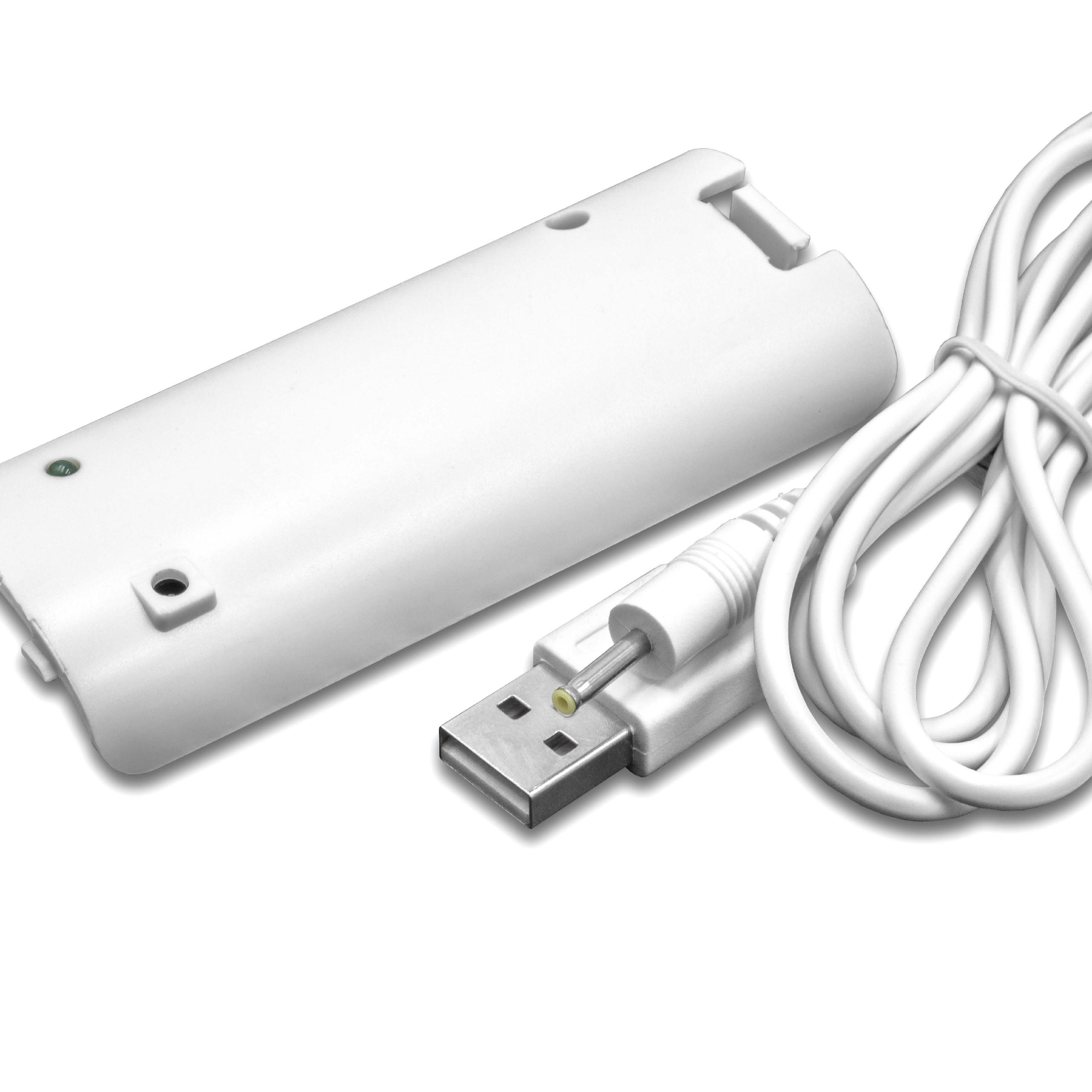 Controller, Remote 2.4 Volt, Plus 400 - NiMH kompatibel Nintendo Wii Akku VHBW Spielekonsole, mit