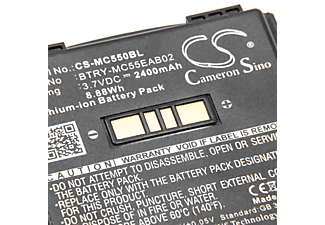VHBW kompatibel mit Symbol MC55, MC5574, MC5590, MC55A, MC55A0, MC56, MC65, MC659, MC659B, MC67 Li-Ion Akku, 3.7 Volt, 2400 mAh