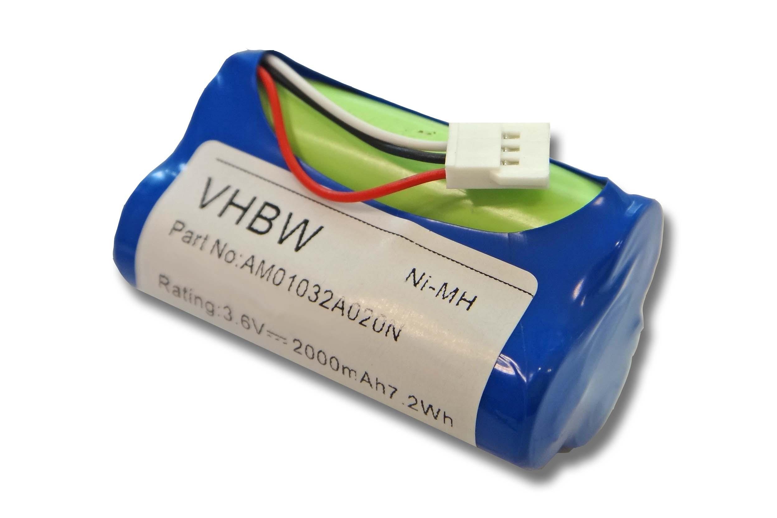 VHBW kompatibel mit Logitech Wireless 2000 3.6 Lautsprecher, Volt, 984-000182 - Boombox NiMH S-00116, Akku