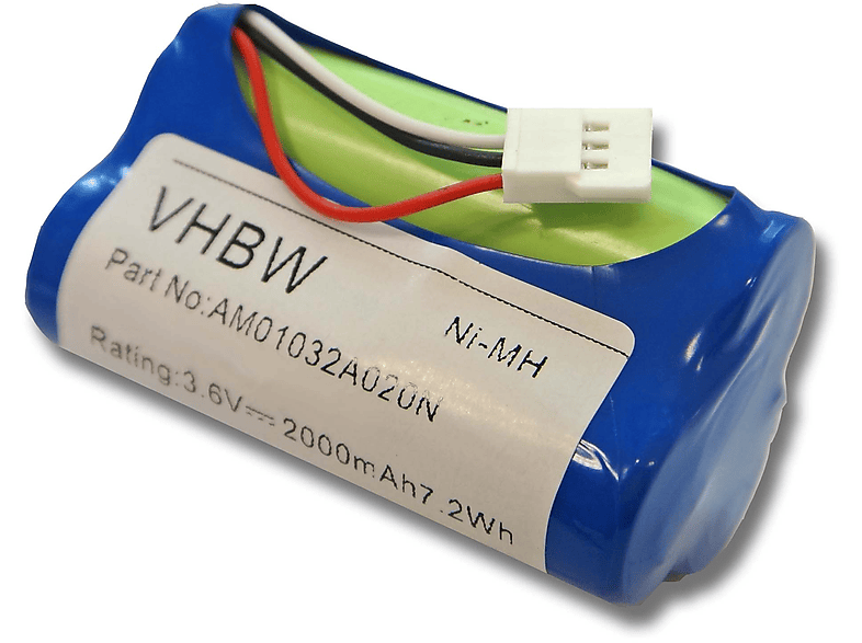 VHBW kompatibel mit 984-000182 S-00116, Boombox Lautsprecher, Akku Logitech Volt, NiMH - 3.6 2000 Wireless