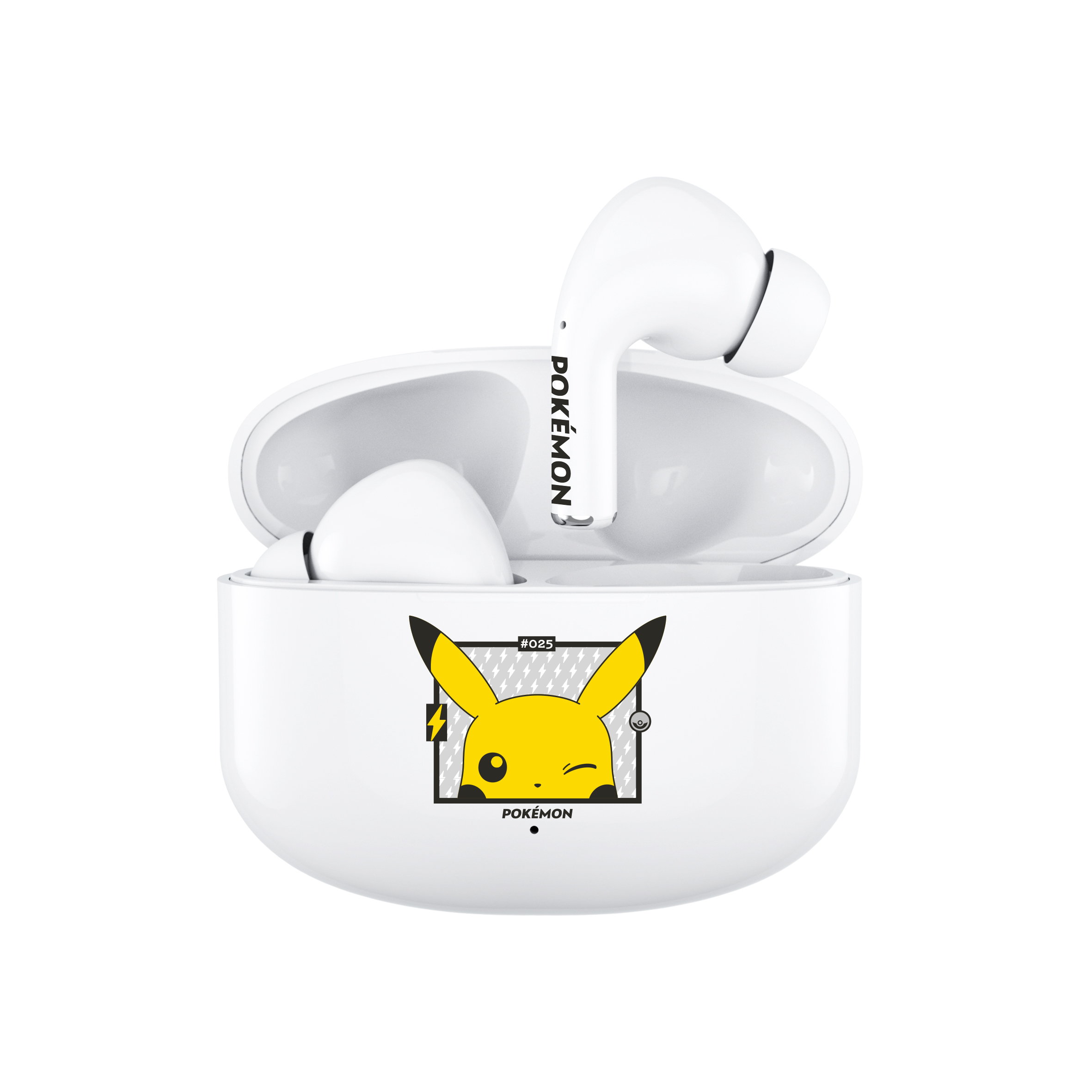 TECHNOLOGIES Pikchu, Pokémon Kopfhörer OTL In-ear weiß Bluetooth